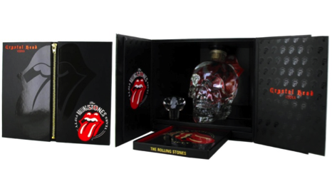 Crystal Skull Head Rolling Stones Gift Pack